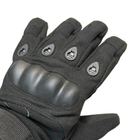 Перчатки тактические полнопалые Oakley M, черные - изображение 4