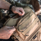 Рюкзак Тактический Доминатор с резинками Песочный Универсальный BPry1 351 - изображение 7