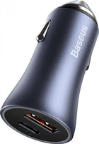 Автомобильное зарядное устройство Baseus Small Screw 1USB 1Type-C QC 3.0 3A CCJD-0G Dark Grey