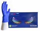 Перчатки нитриловые Care 365 Premium медицинские смотровые S кобальтовые 100 шт/упаковка - изображение 1