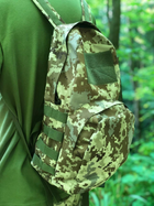 Военный тактический штурмовой рюкзак в расцветке пиксель на 20 литров с системой MOLLE для туристов и военных - изображение 4