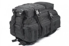 Тактический рюкзак 36 л Черный MIL-TEC Assault 36L Black с системой MOLLE Военный Рюкзак Армейский Штурмовой Водоотталкивающий - изображение 7