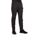 Мужские тактические брюки штаны с карманами военные для рыбалки похода охоты ZEPMA АН0370 черные Размер L - изображение 1