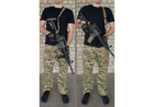 Ремінь збройовий одноточковий - двохточковий універсальний із дод. кріпленням на приклад Чорний «Tactical Піксель - изображение 4