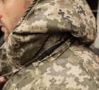 Куртка-бушлат військова чоловіча тактична плащівка ЗСУ Піксель 8530 52 розмір - зображення 6