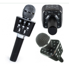 Бездротової Bluetooth дитячий мікрофон для караоке блютуз колонка Wster WS-1688 мікрофон для співу, Чорний