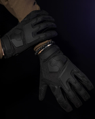 Тактические перчатки с пальцами BEZET Protective M черный - изображение 3
