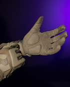 Тактические перчатки с пальцами BEZET Protective XL хаки - изображение 2