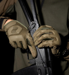 Тактические перчатки с пальцами BEZET Protective L хаки - изображение 6