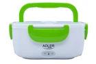 Ланч-бокс с подогревом Adler AD 4474 с ложкой Двухкамерный Съемный внутренний контейнер 1,1 л Зеленый