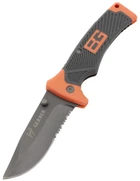 Ніж туристичний складаний Gerber Bear Grylls BG EE-7 D753 22 см у чохлі серрейтор