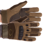 Тактичні рукавички з посиленим протектором OAKLEY BC-4623 M-XXL оливкові - зображення 1