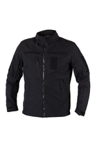 Куртка тактична на блискавці з капюшоном soft shell XS garpun black - зображення 2