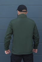 Куртка тактическая на молнии с капюшоном soft shell XS garpun khaki - изображение 5