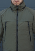 Куртка тактическая на молнии с капюшоном L wal khaki2 - изображение 7