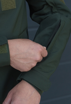 Куртка тактическая на молнии с капюшоном soft shell XS garpun khaki - изображение 8