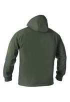 Куртка тактическая на молнии с капюшоном soft shell XXL oborona khaki - изображение 5