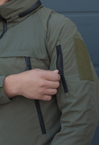 Куртка тактична на блискавці з капюшоном XS wal khaki2 - зображення 8