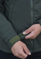 Куртка тактична на блискавці з капюшоном soft shell XL oborona khaki - зображення 9