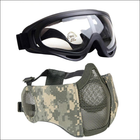 Тактические очки с защитной маской - изображение 1