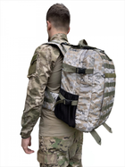 Рюкзак тактический 45л ЗСУ пиксель военный армейский - изображение 5