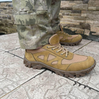 Кросівки чоловічі тактичні літні сітка ЗСУ (ЗСУ) 7103 42 р 27 см коричневі - зображення 3