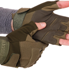 Тактичні рукавички з відкритими пальцями Zelart Blackhawk 4380 розмір XL Olive - зображення 2