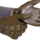 Перчатки тактические с закрытыми пальцами Zelart 8799 размер XL Olive - изображение 4