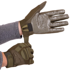 Перчатки тактические с закрытыми пальцами Zelart 8799 размер XL Olive - изображение 5