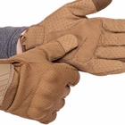 Перчатки тактические с закрытыми пальцами Zelart 8816 размер M Khaki - изображение 4