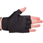 Тактичні рукавички з відкритими пальцями Zelart 8811 розмір L Black - зображення 5