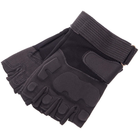 Тактичні рукавички з відкритими пальцями Zelart 8811 розмір L Black - зображення 6