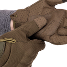 Рукавички тактичні із закритими пальцями Zelart 8816 розмір XL Olive - зображення 5
