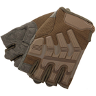 Перчатки тактические с открытыми пальцами Zelart 8808 размер M Olive - изображение 6