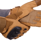 Перчатки тактические с закрытыми пальцами Zelart 8794 размер XL Khaki - изображение 4