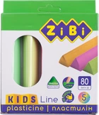 Пластилін ZiBi Неоновий 5 кольорів 80 г (ZB.6229)