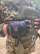 Тактичні рукавички Tactiger тактичні PS-8801 Patrol, Black XL - зображення 5
