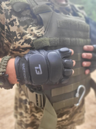 Тактичні рукавички Tactiger тактичні PS-8801 Patrol, Black L - зображення 5
