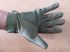 Перчатки тактические палые, военные. Польша L Олива (K-0008) - изображение 3