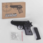 Страйкбольный пистолет на пульках CYMA ZM 02 ПМ металл и пластик Чёрный - изображение 5