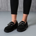 Броги женские Fashion Saint 3762 38 размер 24 см Черный 4419689