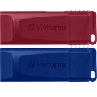 USB флеш накопитель Verbatim 2x32GB Store'n'Go Slider Red/Blue USB 2.0 (49327)