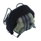 Військові активні навушники Earmor М31 для захисту слуху (Оливковий) - зображення 11