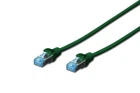 Патч-корд DIGITUS cat.5e,SF-UTP,0.5м,AWG 26/7,зеленого цвета (DK-1531-005/G)