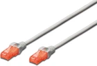 Патч-корд DIGITUS CAT 6 UTP, 0.5м, AWG 26/7, Cu, LSZH, серый (DK-1617-005)