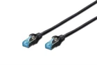 Патч-корд DIGITUS cat.5e,SF-UTP,2м,AWG 26/7,черного цвета (DK-1531-020/BL)