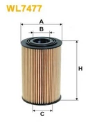Фильтр масляный Hyundai Elantra, Genesis, i20, i30, ix20, ix35, Matrix, Kia Carens II, Ce Wix Filters (WL7477) WIX Filters (WL7477)