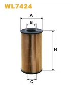 Фільтр масла WIX FILTERS 666/2 = WL7424 WIX Filters (WL7424)