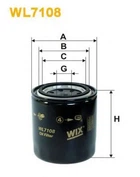 Фільтр оливи Asia Motors Rocsta, Ford Econovan, Hyundai Exel, Sonata, Isuzu Fargo, Gem Wix Filters (WL7108) WIX Filters (WL7108)