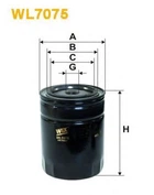 Фильтр масляный Opel Ascona B, Omega A, Rekord D, Rekord E, Senator A, Vauxhall Bedford-B Wix Filters (WL7075) WIX Filters (WL7075)